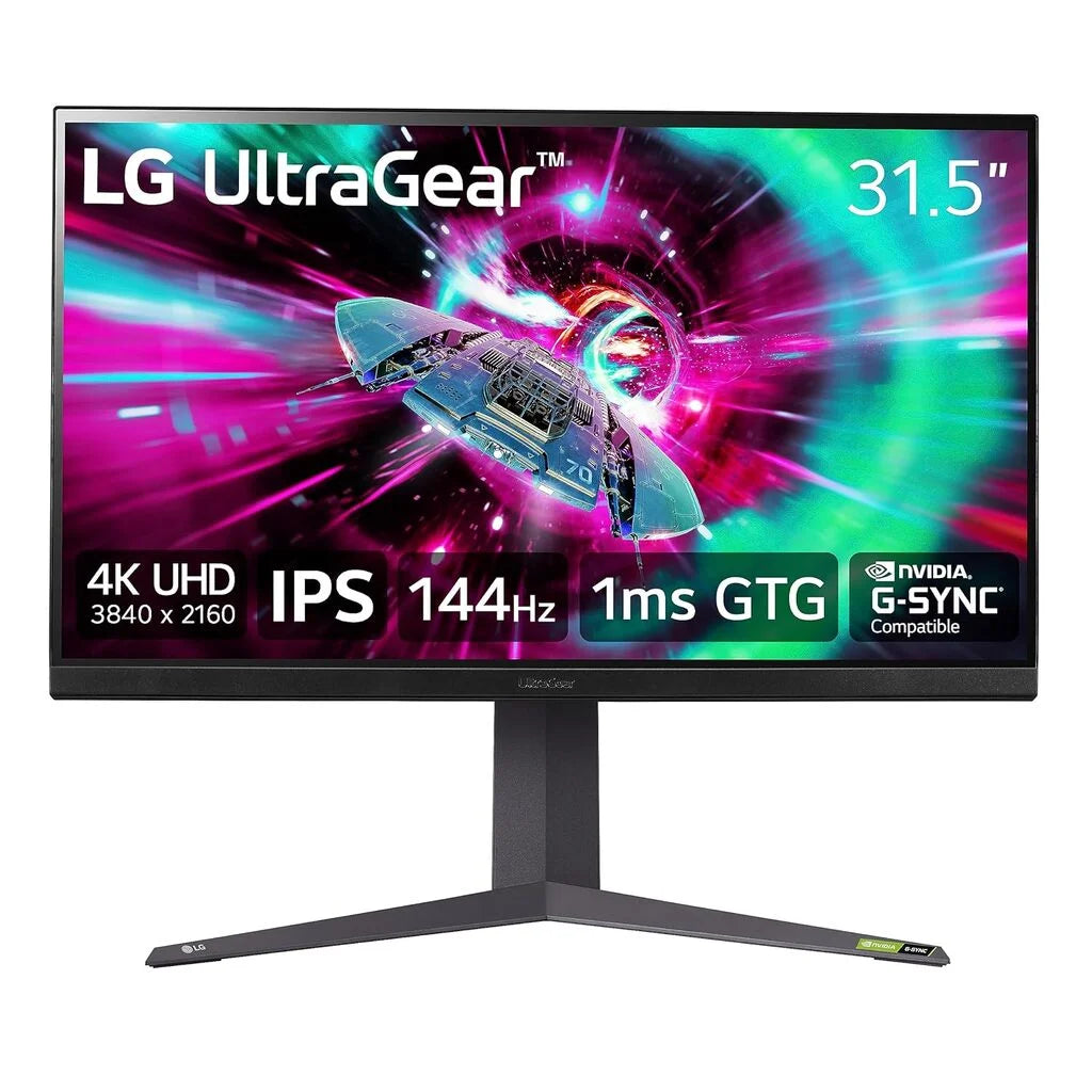 LG UltraGear 32GR93U-B 32" 4K UHD 144Hz 1ms FreeSync Premium Gaming Monitor