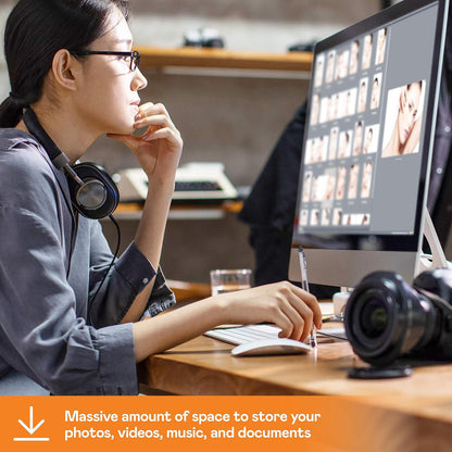 Western Digital My Book USB 3.0 External Hard Disk Drive with Password Protection - Black