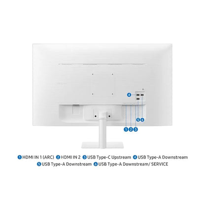 Samsung 32" 4K UHD Smart Monitor M7 with Vision AI Type C Smart TV Apps Built In Speakers-tpstech.in