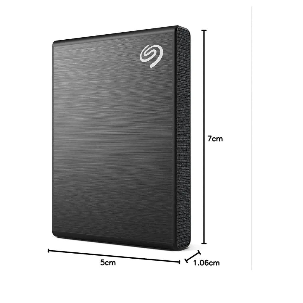 Seagate One Touch 1TB Portable External SSD with 3 Year Rescue Data Recovery - Black-tpstech.in