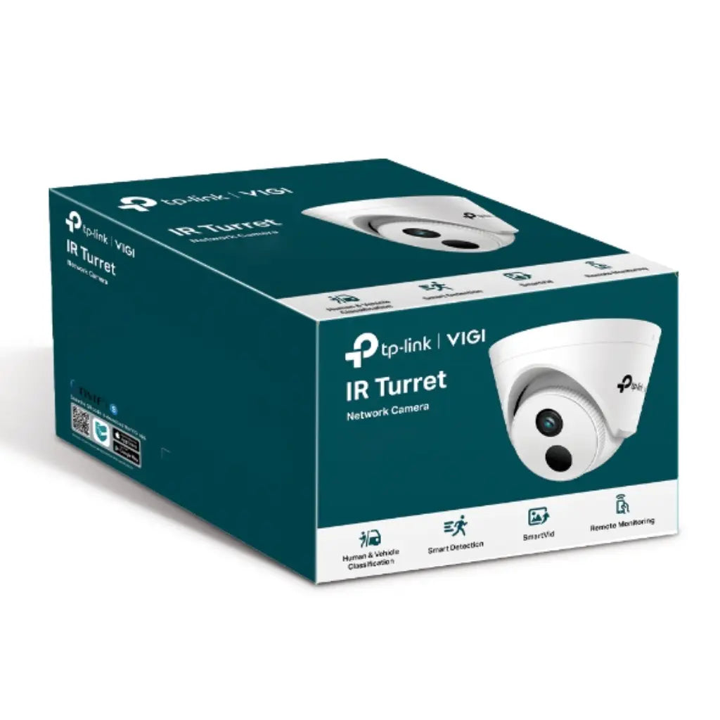 TP-Link VIGI C430I 3MP 2.8mm IR Turret Network Camera with AI Detection and PoE-tpstech.in