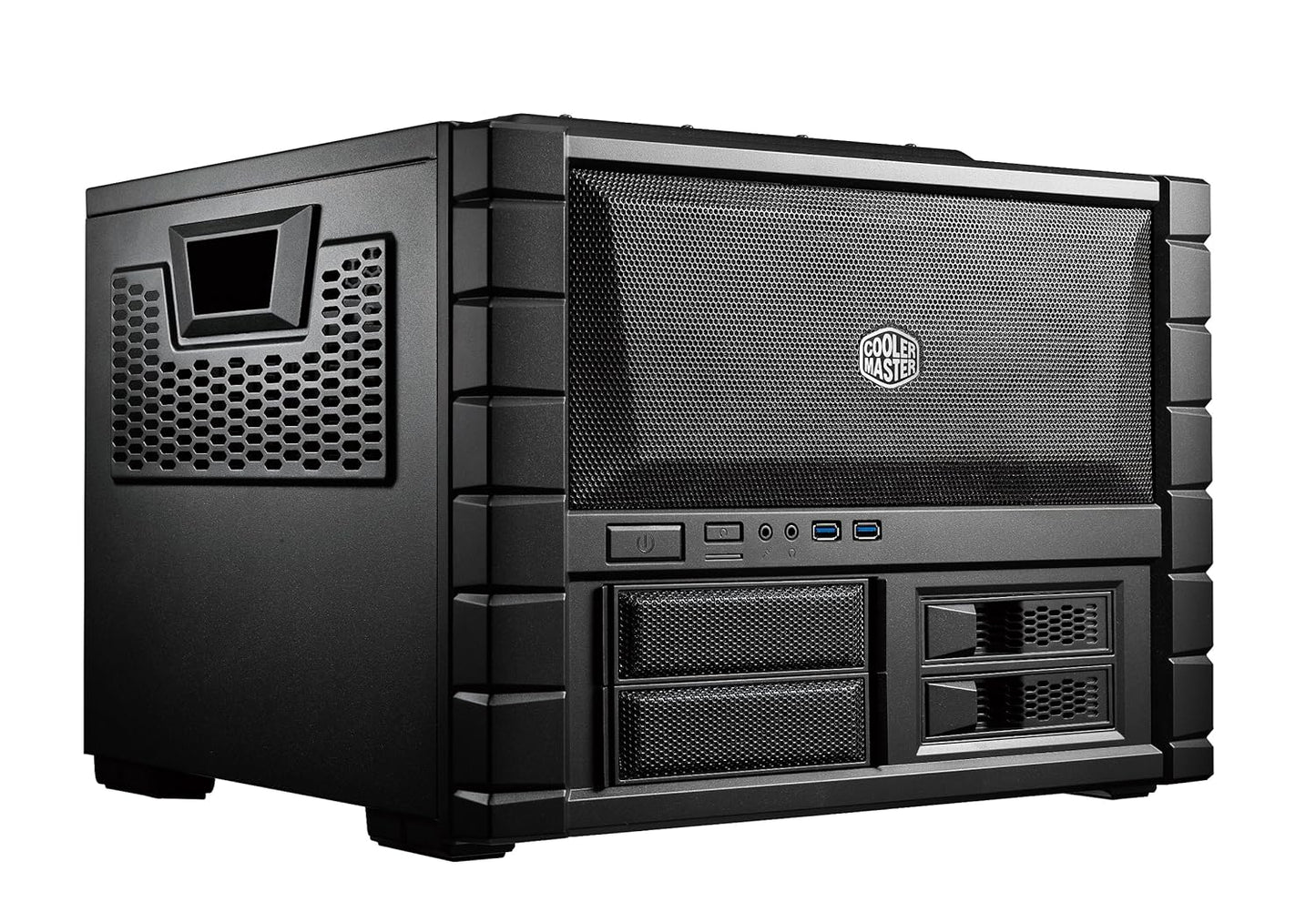 Cooler Master HAF XB II EVO HTPC ATX Mini Tower Computer Cabinet with Pre Installed Fans - Black