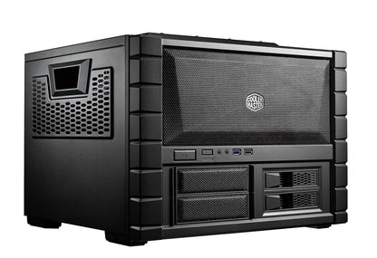 Cooler Master HAF XB II EVO HTPC ATX Mini Tower Computer Cabinet with Pre Installed Fans - Black