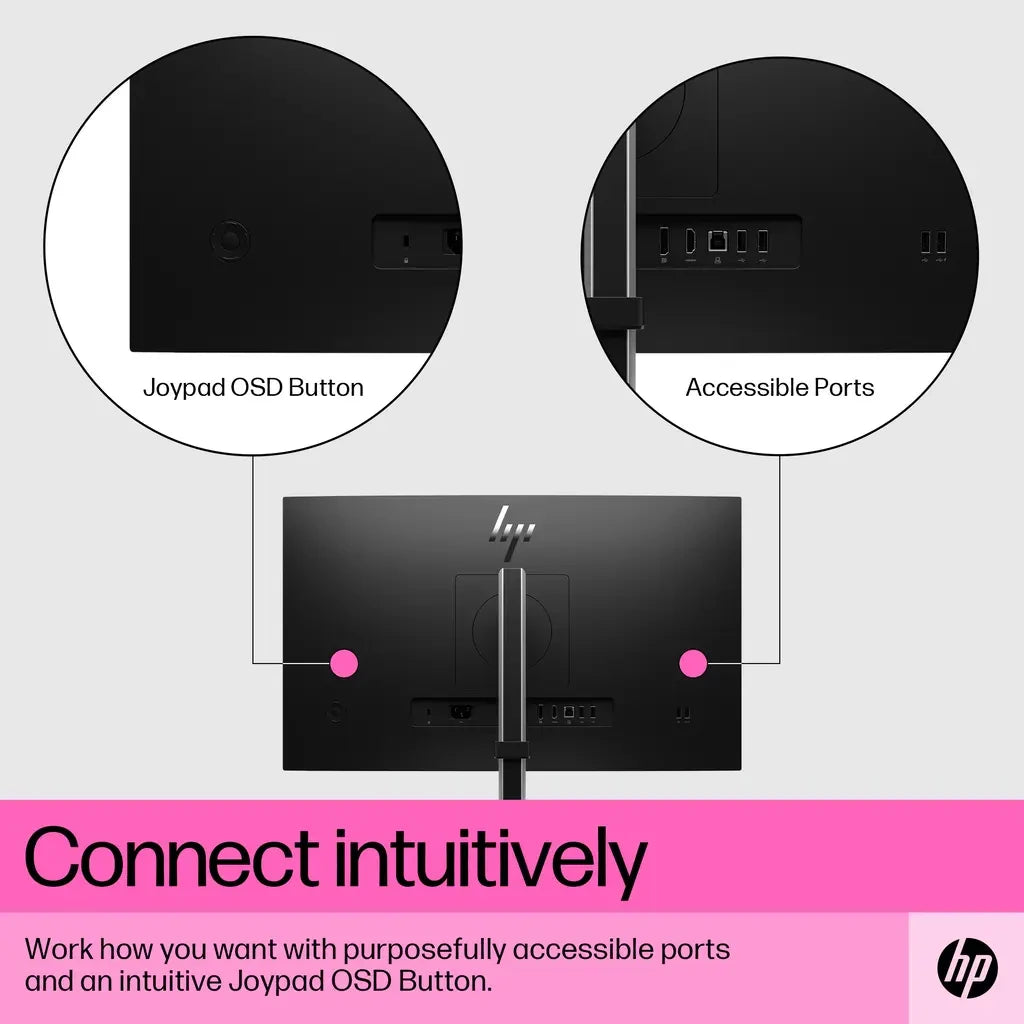 HP E24T G5 23.8-inch Full HD IPS Touch Screen Monitor with On-Screen Controls