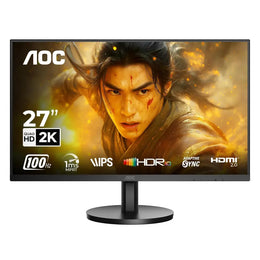AOC Q27B3S2 27" 100Hz 1ms QHD IPS Monitor with Adaptive Sync HDR10-tpstech.in