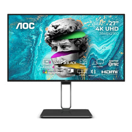 AOC U27U2DP 27" 4K UHD IPS Monitor with USB‑C Docking HDR400-tpstech.in