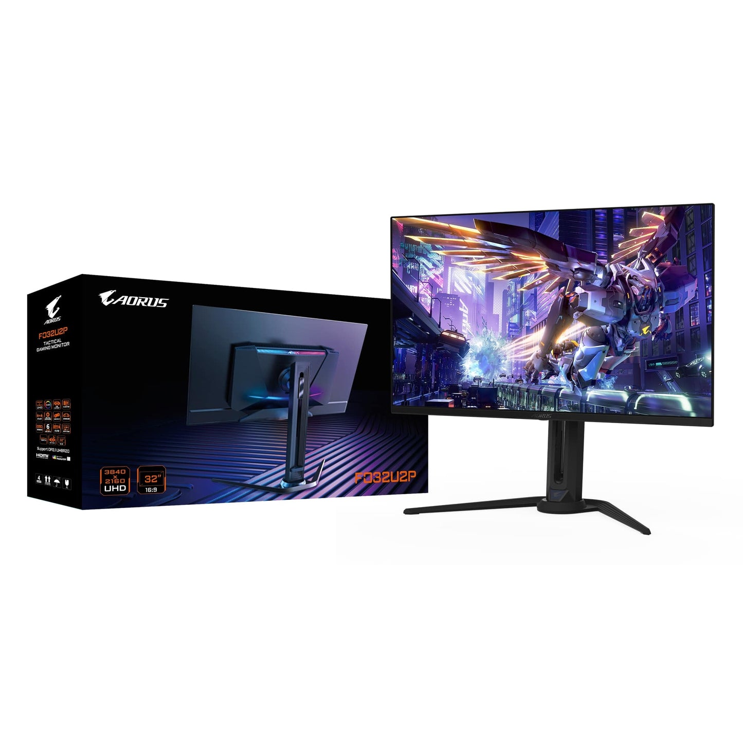 GIGABYTE AORUS FO32U2P 32" 4K UHD 240Hz QD-OLED Gaming Monitor