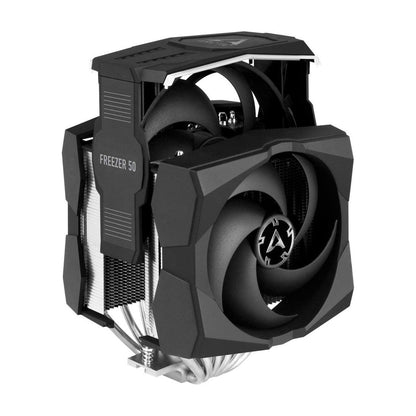 [RePacked] ARCTIC Freezer 50 Dual Tower CPU Air Cooler with A-RGB and Twin Fans