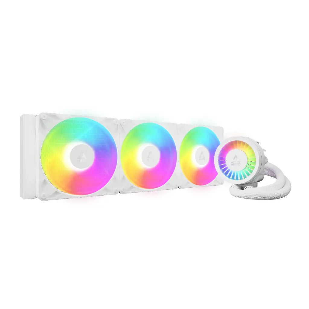 ARCTIC Liquid Freezer III Pro 420 ARGB 420mm AIO CPU Liquid Cooler - White-tpstech.in