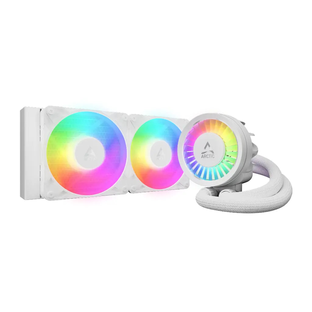 ARCTIC Liquid Freezer III Pro A‑RGB 240mm AIO CPU Liquid Cooler - White-tpstech.in