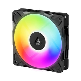 ARCTIC P12 Pro Reverse A RGB 120mm PWM Cabinet Fan - Black-tpstech.in
