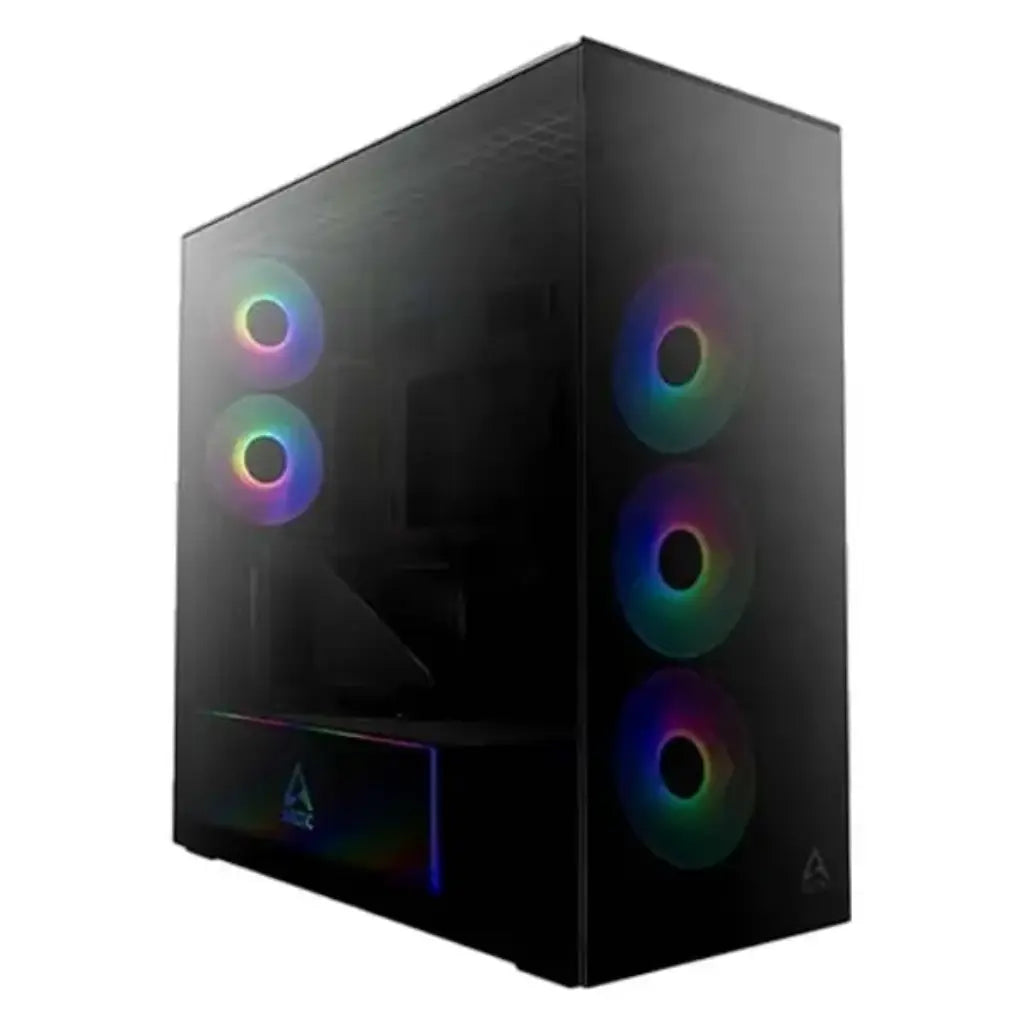 ARCTIC Xtender VG E-ATX Mid-Tower Tinted Glass Computer Case - Black-tpstech.in