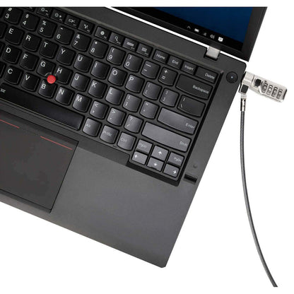 Targus ASP71GLX DEFCON Compact Serialized Combo Cable Lock for Laptop and Desktop Security