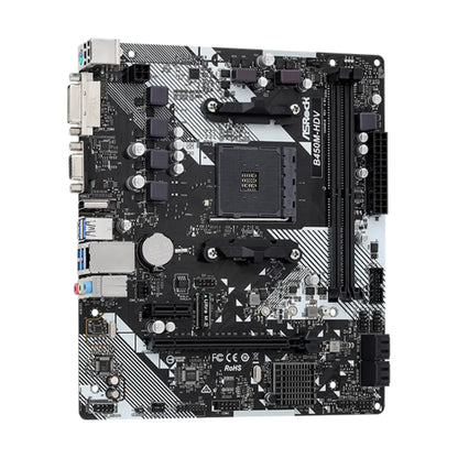 ASRock B450M-HDV R4.0 B450 AM4 DDR4 Micro ATX Motherboard-tpstech.in