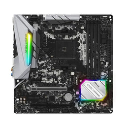 ASRock B450M Steel Legend AMD B450 AM4 Micro ATX Motherboard-tpstech.in