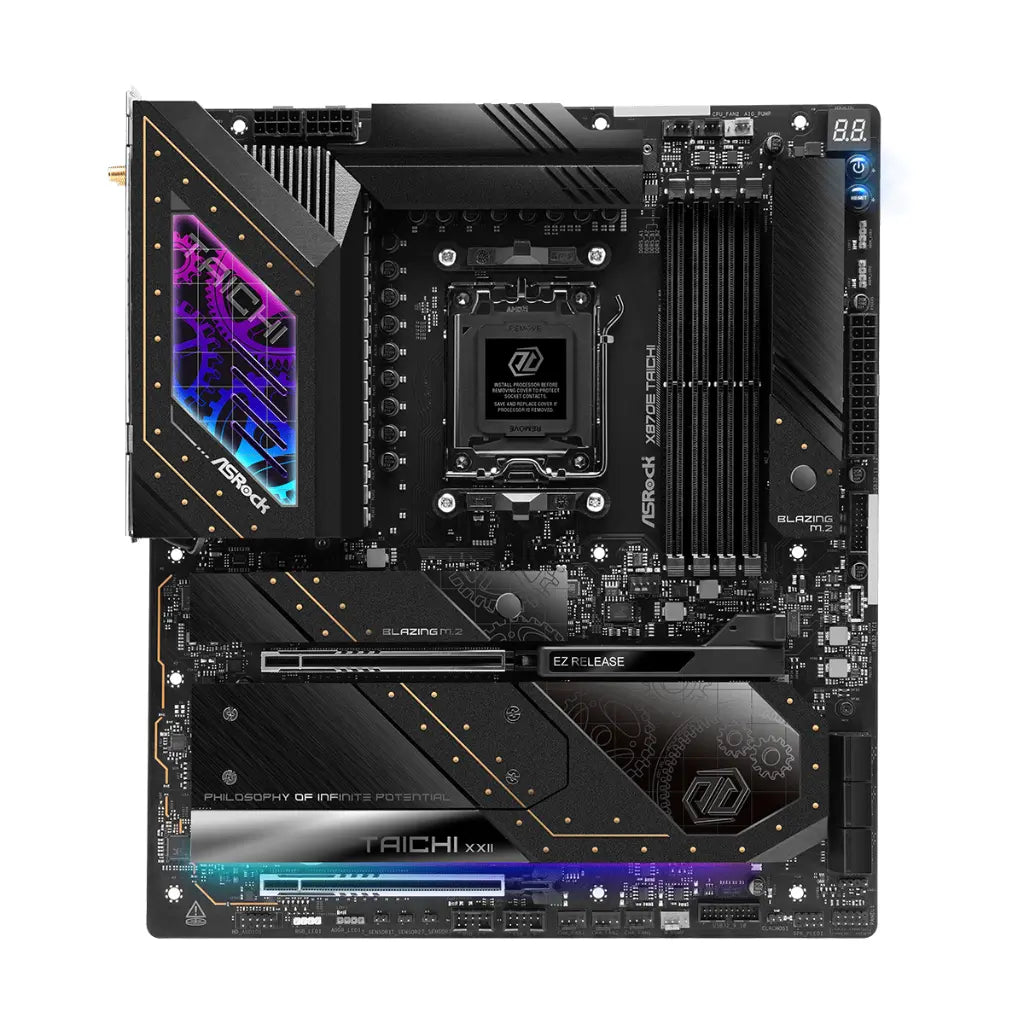 ASRock Taichi X870E AMD X870E AM5 E ATX DDR5 Motherboard with WiFi 7-tpstech.in