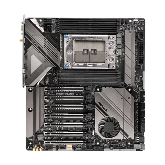 ASRock WRX80 Creator R2.0 WRX80 sWRX8 DDR4 ECC E-ATX Motherboard-tpstech.in