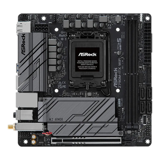 ASRock Z790M-ITX WiFi Z790 Intel LGA1700 DDR5 Mini-ITX Motherboard-tpstech.in