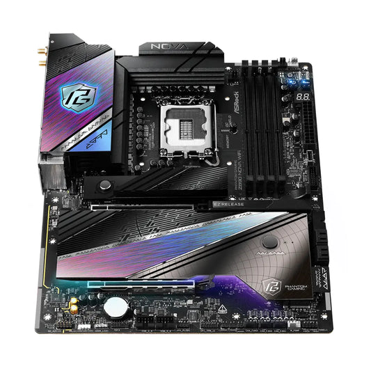 ASRock Z890 Nova WiFi Intel Z890 LGA1851 DDR5 ATX Motherboard-tpstech.in