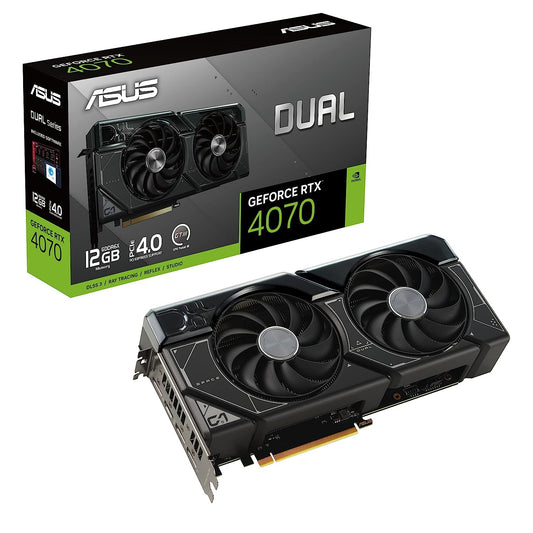 ASUS Dual GeForce RTX 4070 12GB GDDR6X 192-Bit Graphics Card