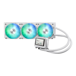 ASUS AYW Gaming LC 360 ARGB LCD 360mm AIO Liquid Cooler - White-tpstech.in