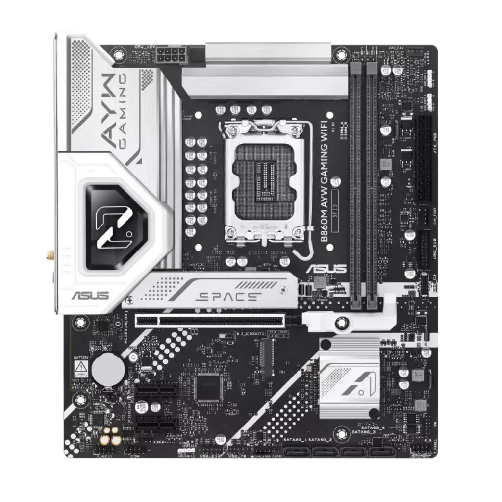 ASUS B860M AYW GAMING WIFI B860 LGA1851 DDR5 microATX WiFi 6 Motherboard-tpstech.in