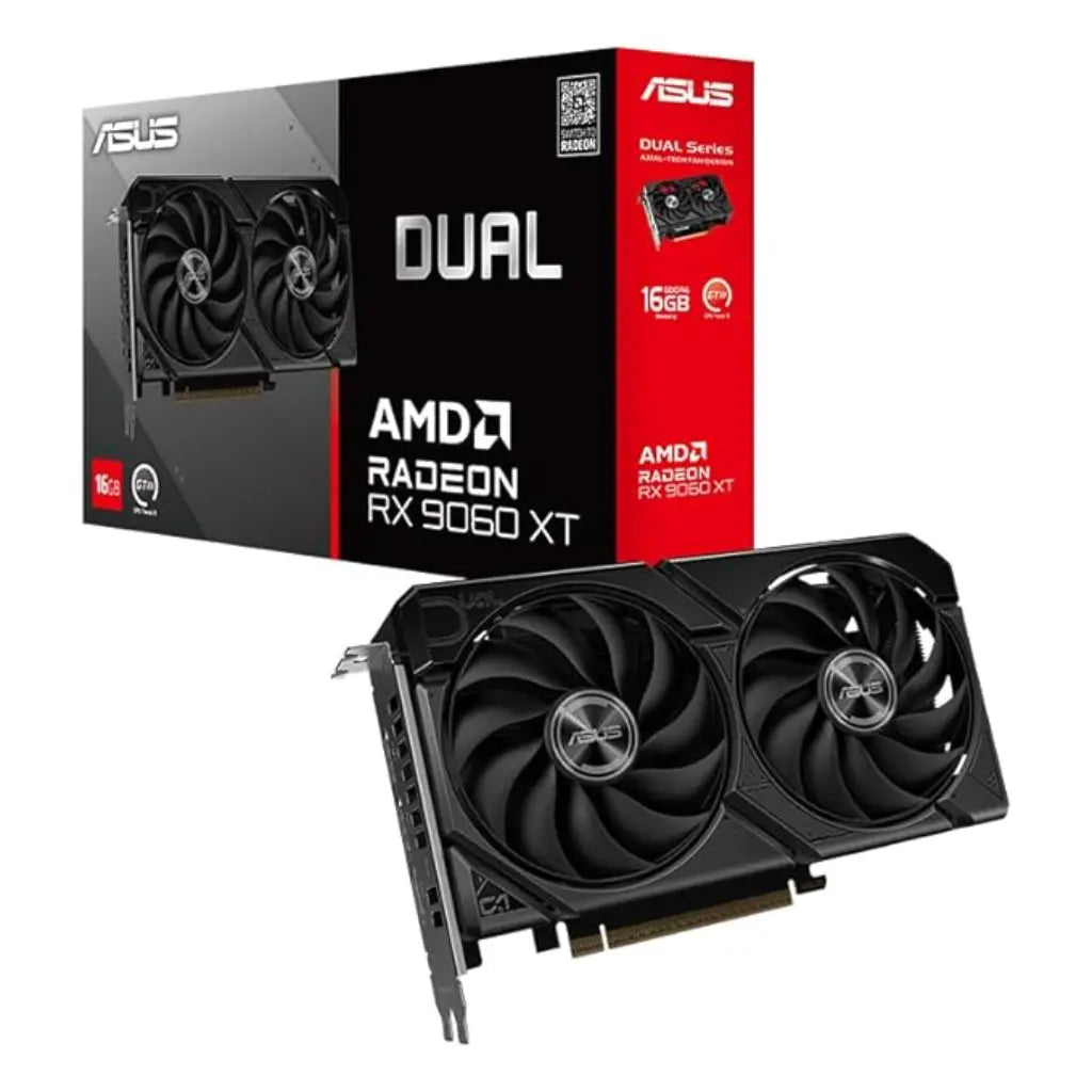 ASUS Dual Radeon RX 9060 XT 16GB GDDR6 PCIe 5.0 Graphics Card-tpstech.in