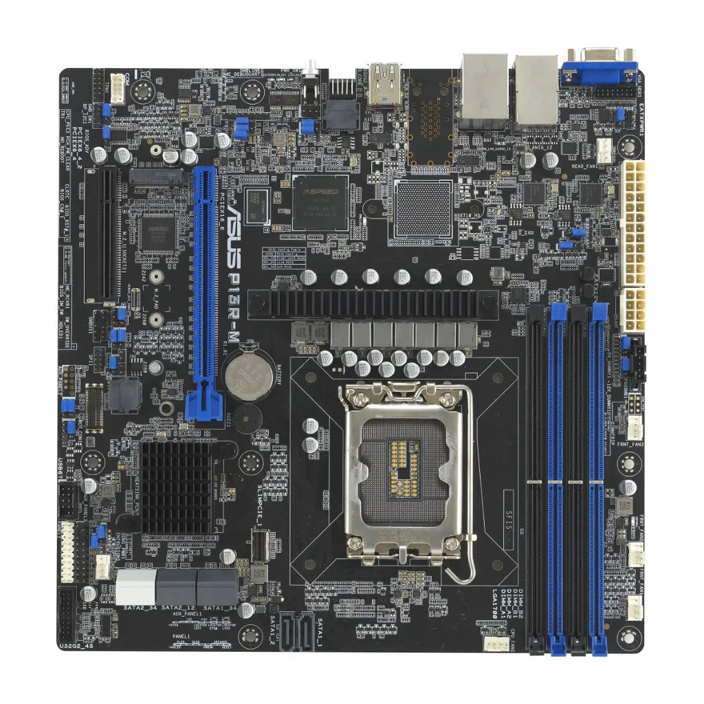 ASUS P13R‑M C262 LGA1700 Micro‑ATX DDR5 Server Motherboard-tpstech.in