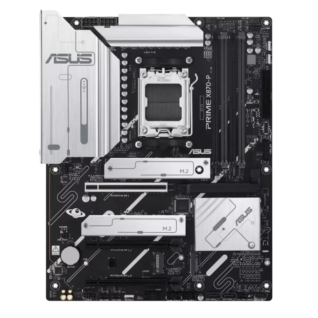 ASUS PRIME X870-P-CSM X870 AM5 DDR5 ATX PCIe 5.0 AI Ready Motherboard-tpstech.in