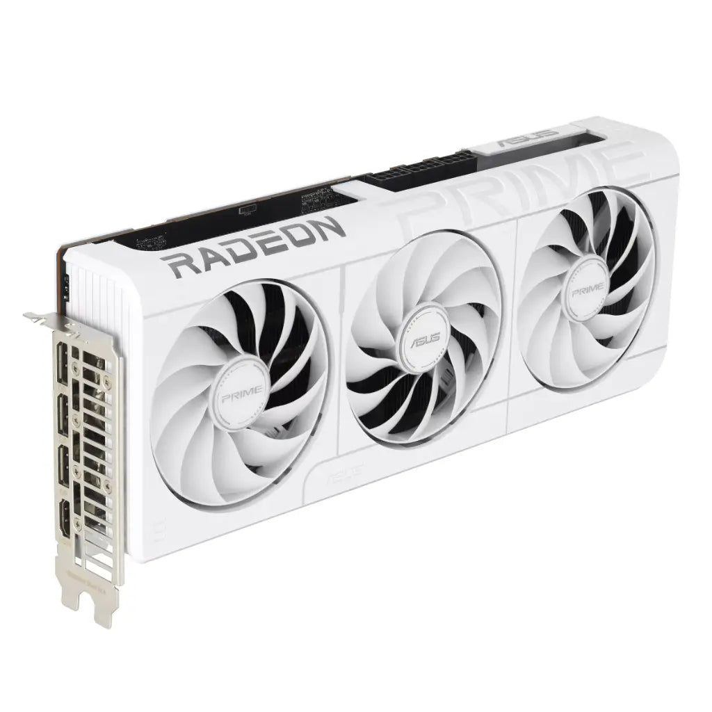 ASUS Prime RX 9070 XT White OC Edition 16GB GDDR6 Graphics Card-tpstech.in