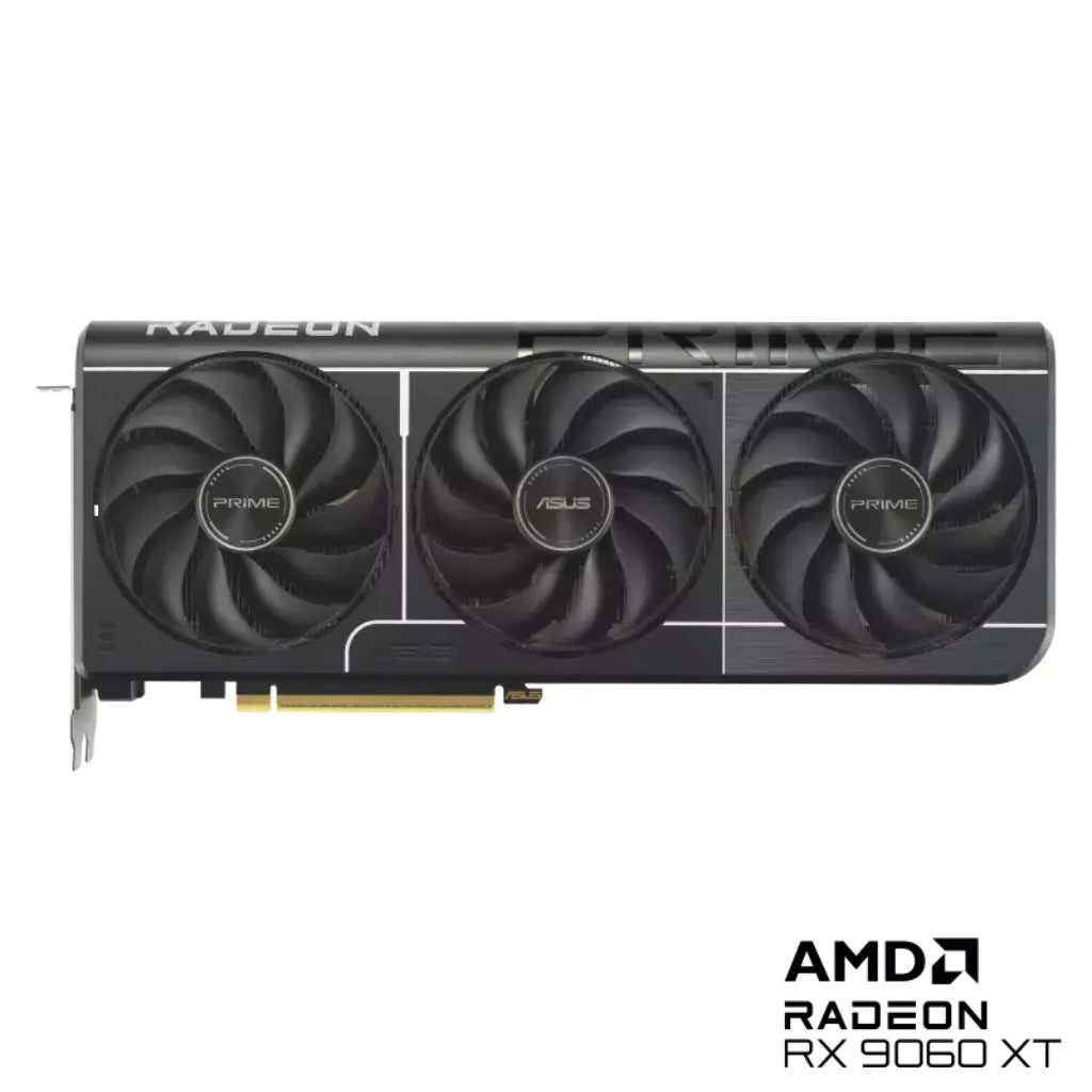 ASUS Prime Radeon RX 9060 XT OC Edition 16GB GDDR6 Triple‑Fan Graphics Card-tpstech.in