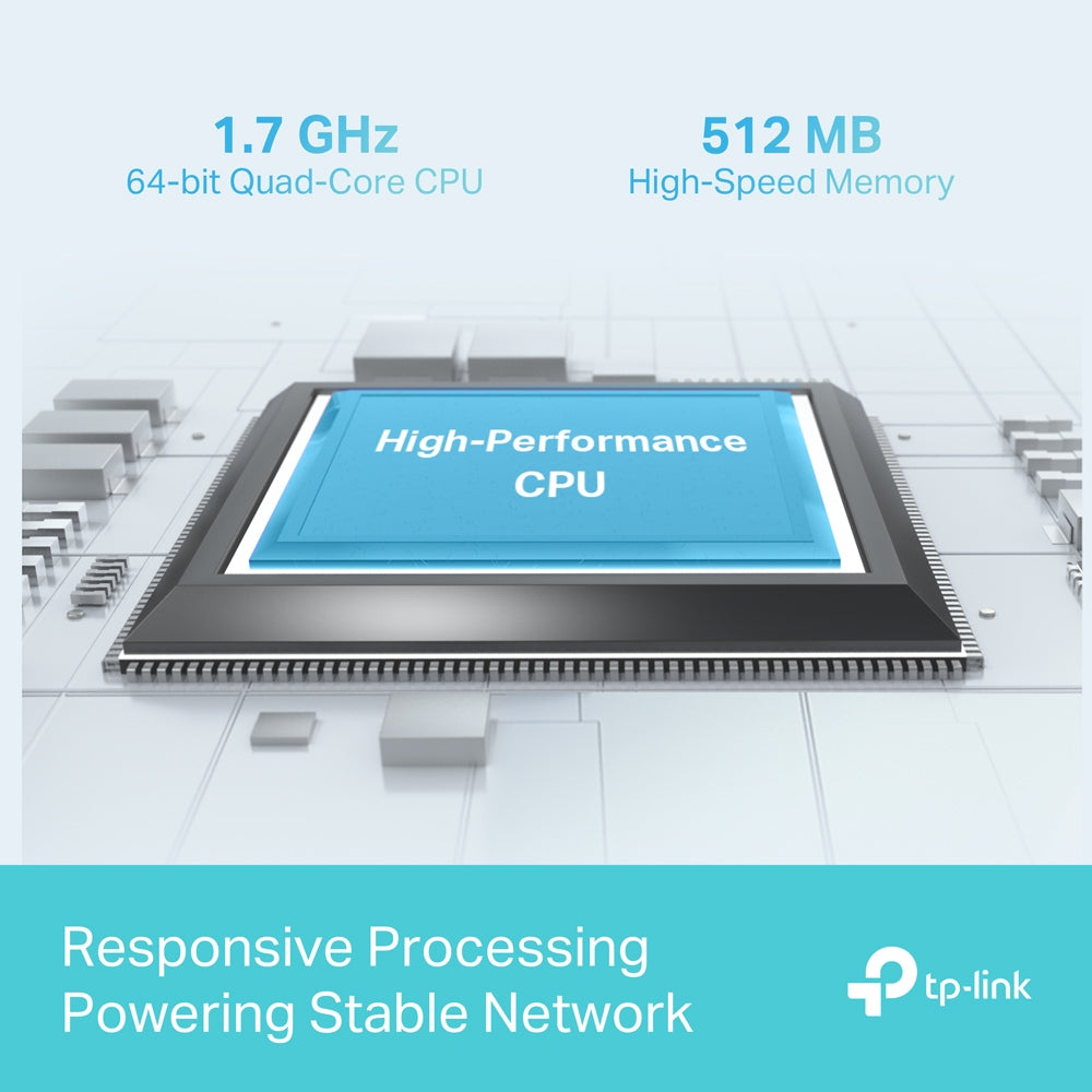 TP-Link AXE7800 Archer AXE95 Tri-Band Gigabit OneMesh Wi-Fi 6E Router