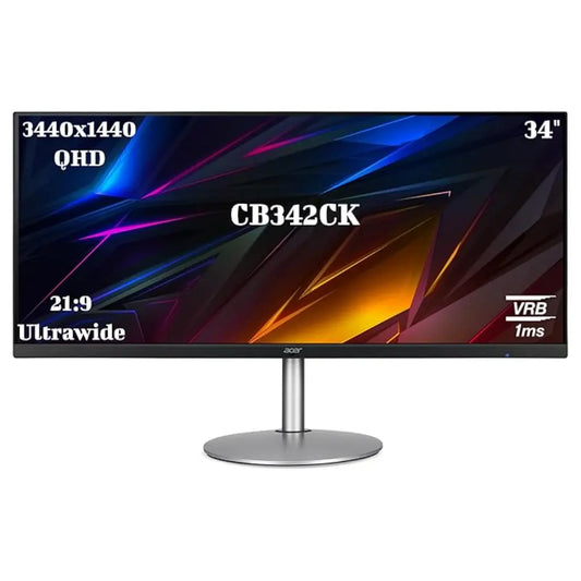Acer CB342CK 34" 75Hz 1ms UltraWide IPS Monitor IPS Monitor-tpstech.in