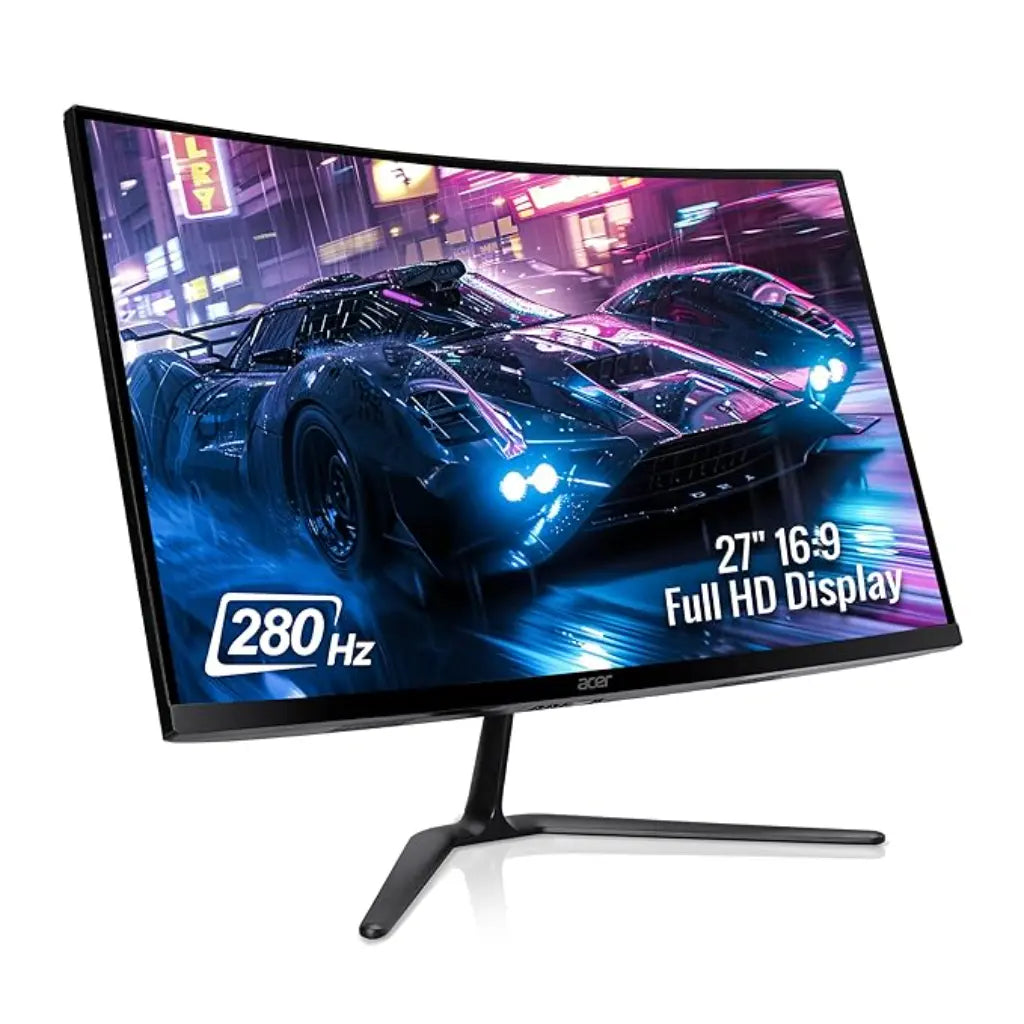 Acer ED270 Z 27″ 280 Hz 1 ms Full HD VA Curved Monitor Built‑in 2 W Speakers-tpstech.in