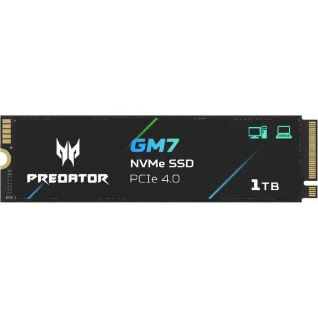 Acer Predator GM7 1TB NVMe PCIe Gen4 M.2 2280 SSD-tpstech.in