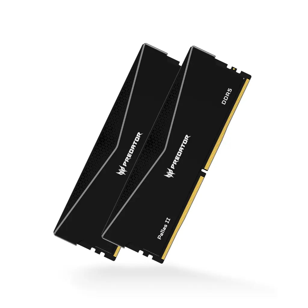 Acer Predator Pallas II DDR5 RAM 32GB (2x16GB) 6000MHz CL30 288‑Pin Desktop Memory-tpstech.in