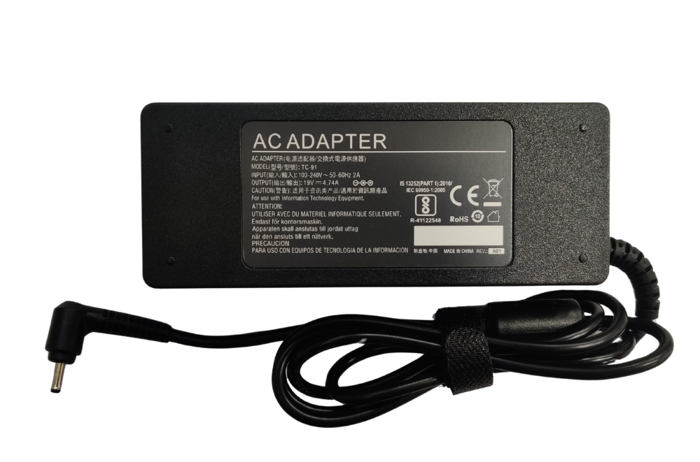 ACER Original 90W 19V 4.74A 3.0mm x 1.1mm Pin Laptop Charger Adapter