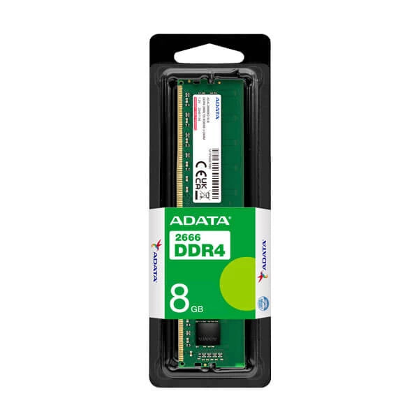 ADATA Premier 8GB DDR4 RAM 2666MHz CL19 U-DIMM Desktop Memory Module