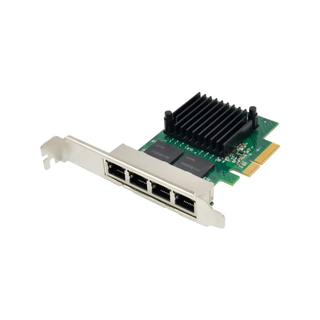Aditron AI-LI108 T4 PCIe x4 Intel I350AM4 Quad-Port RJ45 1GbE Server Network Card -tpstech.in