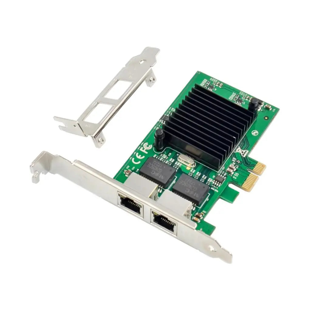 Aditron AI-LI109 T2 PCIe x1 Intel JL82575 Dual RJ45 1GbE Server Network Card-tpstech.in