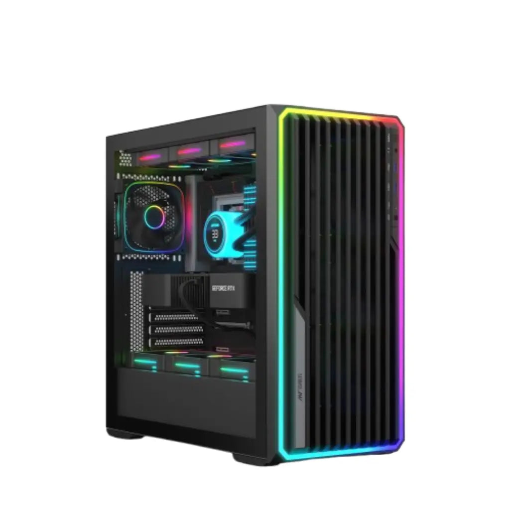 Ant Esports MeshX360 Mid‑Tower Computer Case with 4×120mm Fans-tpstechin