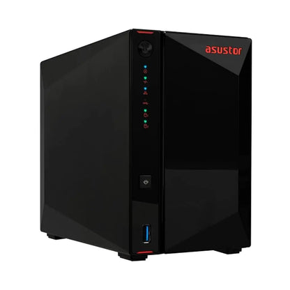 Asustor AS5202T 2‑Bay 2.5GbE NAS Intel Celeron J4005 2GB DDR4 HDMI 4K NAS-tpstech.in