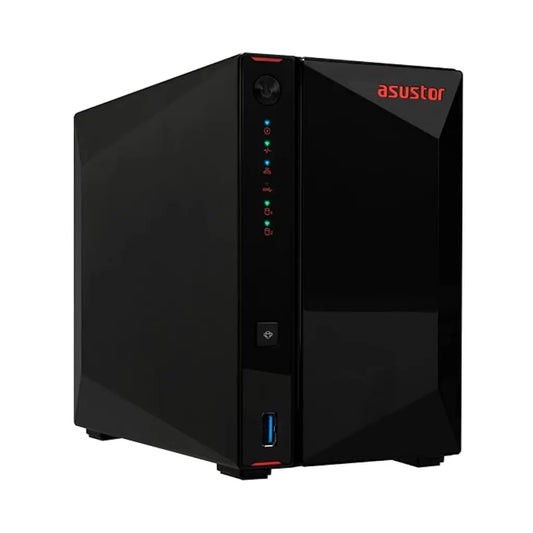 Asustor AS5202T 2‑Bay 2.5GbE NAS Intel Celeron J4005 2GB DDR4 HDMI 4K NAS-tpstech.in