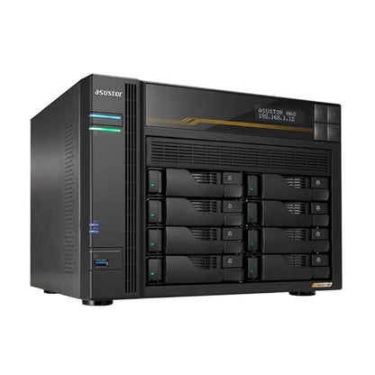 Asustor AS6808T Diskless 8-Bay NAS Ryzen Quad-Core 16GB DDR5 ECC Dual 10GbE USB4-tpstech.in