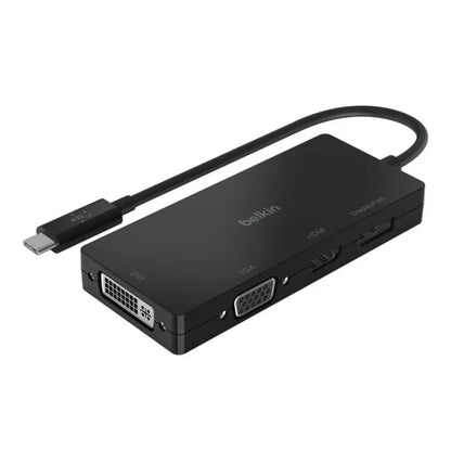 Belkin AVC003BTBK USB-C Multiport Video Adapter with HDMI & DisplayPort--tpstech