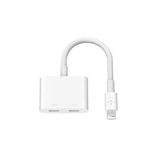 Belkin F8J198BTWHT Lightning Audio + Charge RockStar Adapter-tpstech