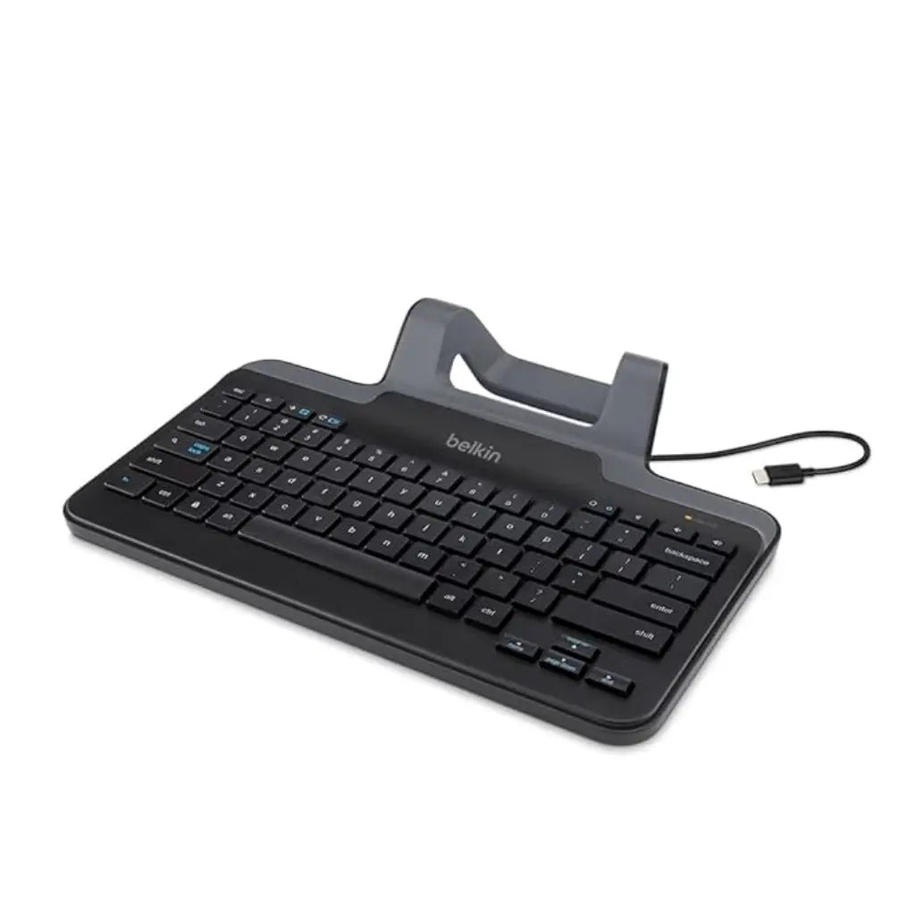 Belkin Wired Tablet Keyboard with Stand for ChromeOS USB-C Connector-B2B191-tpstech
