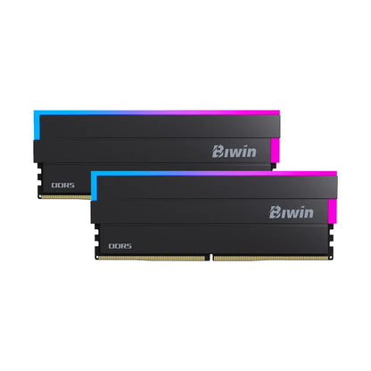 Biwin Black Opal DW100 48GB (24GBx2)DDR5 RAM RGB 6000MHz CL28 Gaming Desktop Memory- Black-tpstech.in
