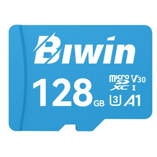 Biwin MS100 128GB MicroSD Card A1 Performance UHS-I C10/U1/V10-tpstech.in