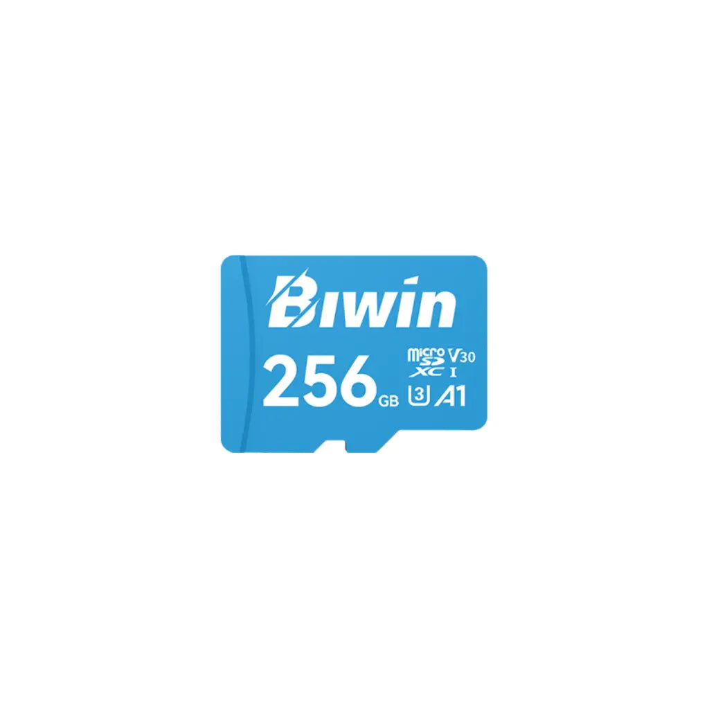 Biwin MS100 256GB MicroSD Card A1 Performance UHS-I C10/U1/V10-tpstech.in